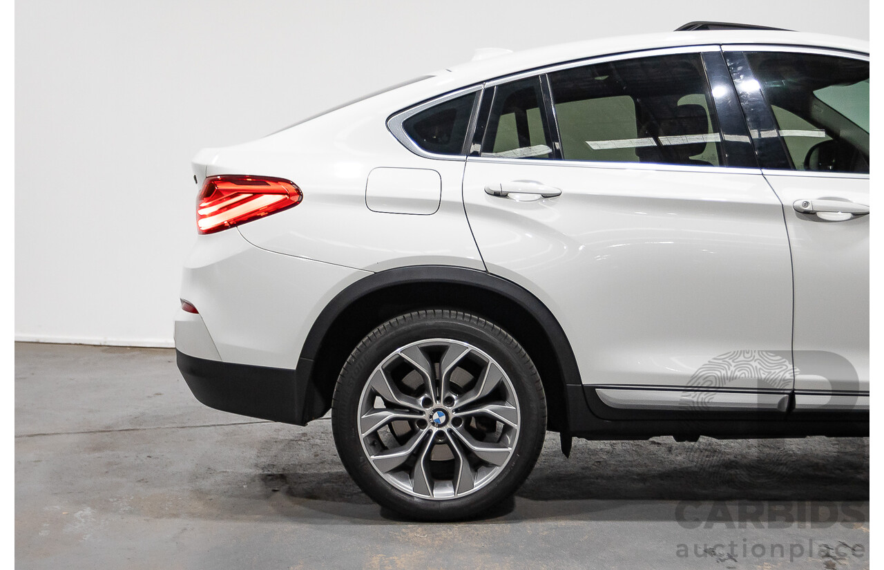 07/2016 BMW X4 Xdrive 20d (AWD) F26 MY16 5D Coupe White Turbo Diesel 2.0L