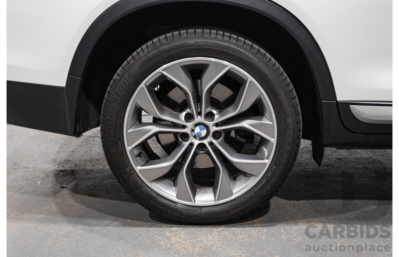 07/2016 BMW X4 Xdrive 20d (AWD) F26 MY16 5D Coupe White Turbo Diesel 2.0L