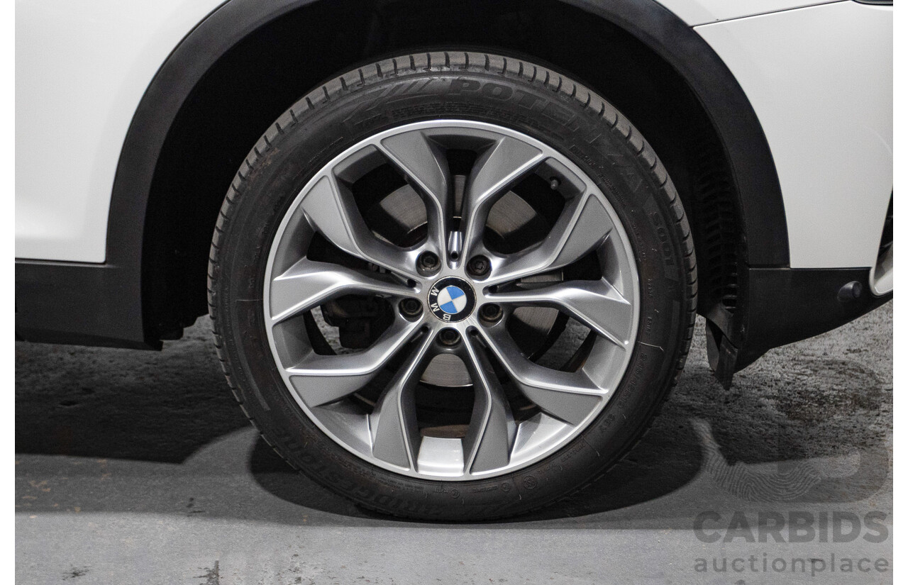 07/2016 BMW X4 Xdrive 20d (AWD) F26 MY16 5D Coupe White Turbo Diesel 2.0L