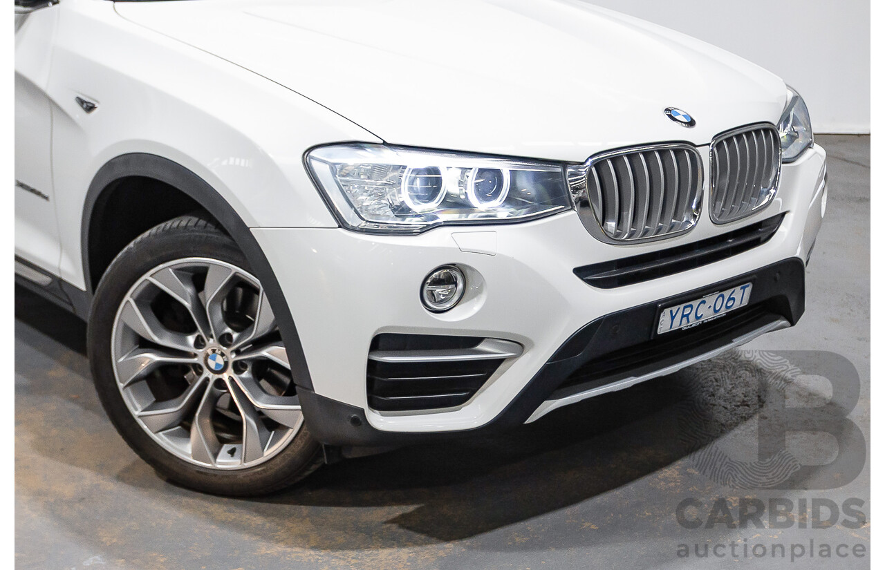 07/2016 BMW X4 Xdrive 20d (AWD) F26 MY16 5D Coupe White Turbo Diesel 2.0L