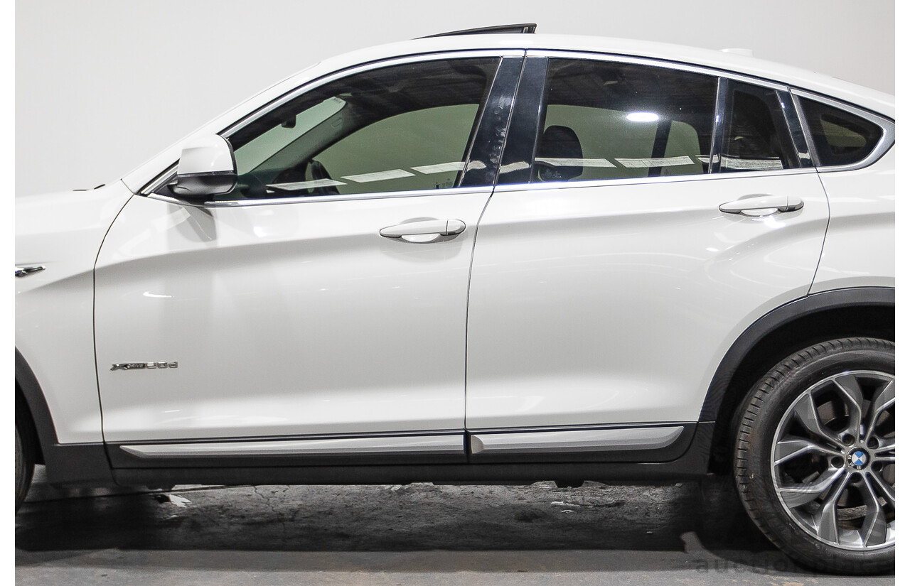 07/2016 BMW X4 Xdrive 20d (AWD) F26 MY16 5D Coupe White Turbo Diesel 2.0L