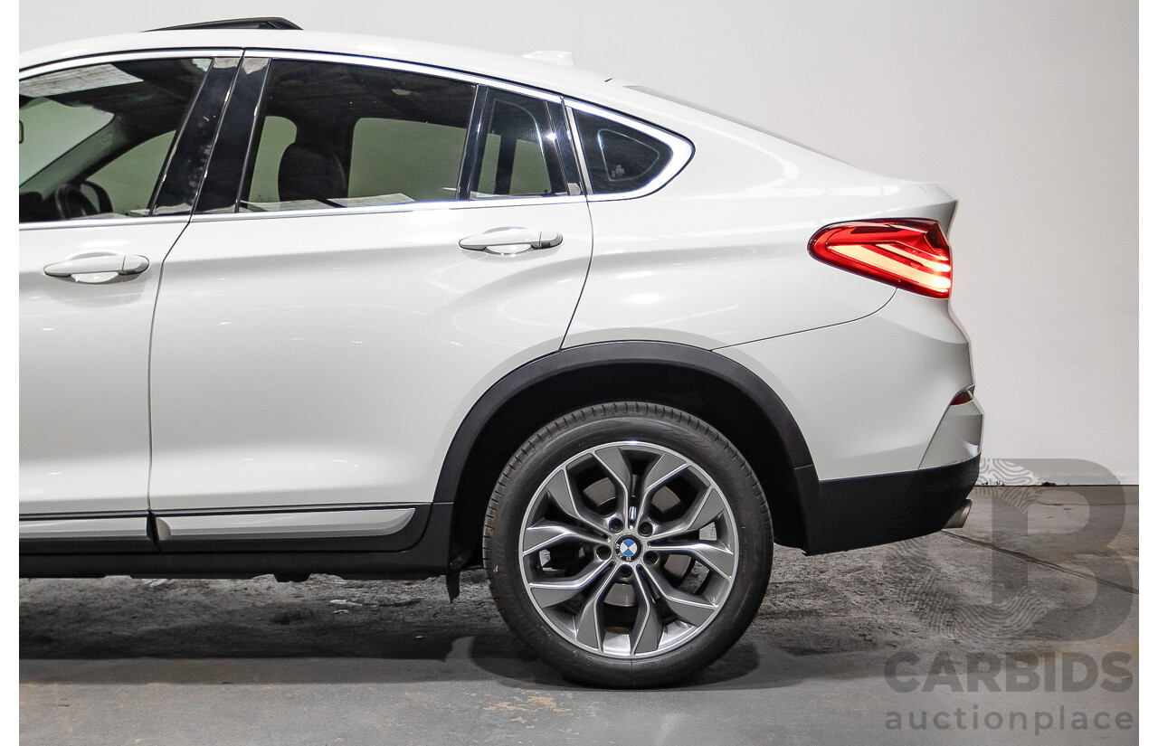 07/2016 BMW X4 Xdrive 20d (AWD) F26 MY16 5D Coupe White Turbo Diesel 2.0L