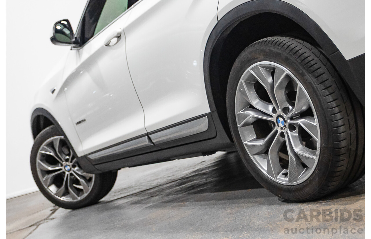 07/2016 BMW X4 Xdrive 20d (AWD) F26 MY16 5D Coupe White Turbo Diesel 2.0L