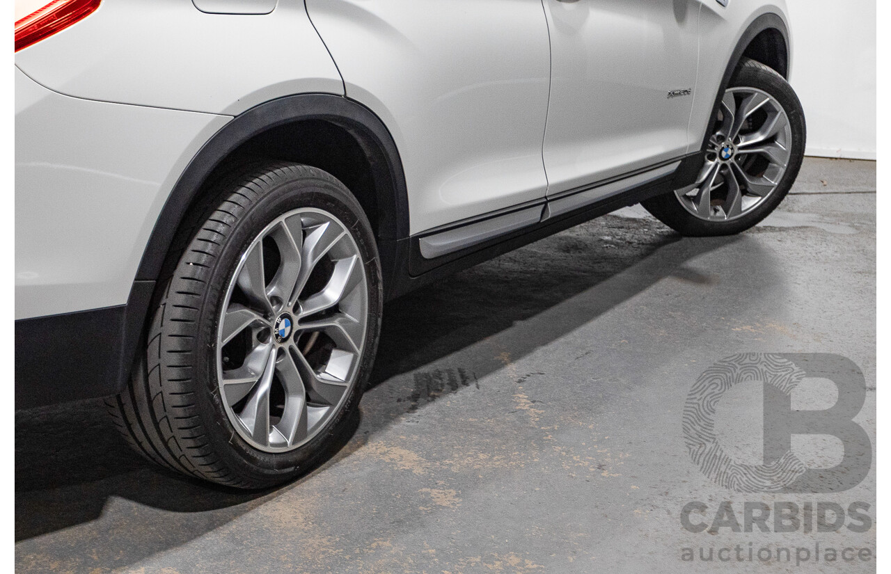 07/2016 BMW X4 Xdrive 20d (AWD) F26 MY16 5D Coupe White Turbo Diesel 2.0L