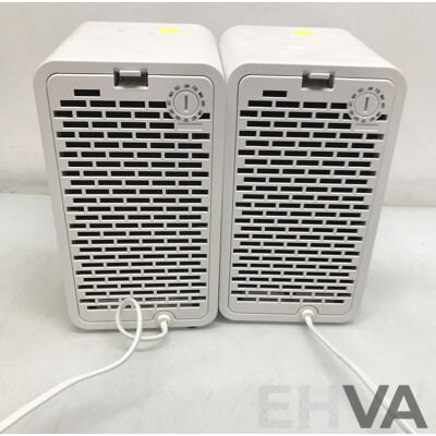 Pair of Heller Compact Air Purifiers