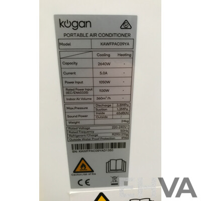 Kogan SmarterHome 2.6 KW Portable Air Conditioner