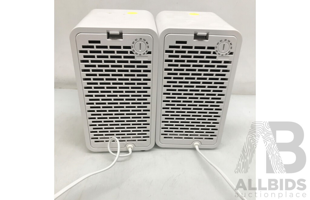 Pair of Heller Compact Air Purifiers