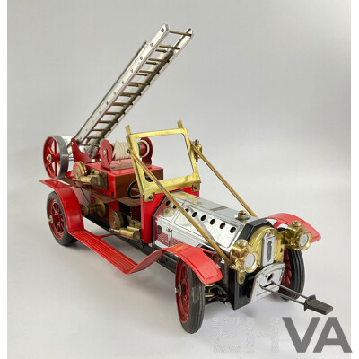 Vintage Mamod Live Steam Powered Edwardian Fire Truck, Made in England