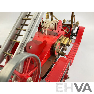 Vintage Mamod Live Steam Powered Edwardian Fire Truck, Made in England