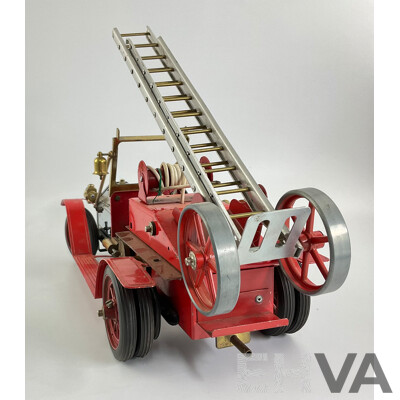Vintage Mamod Live Steam Powered Edwardian Fire Truck, Made in England
