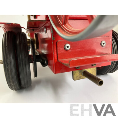 Vintage Mamod Live Steam Powered Edwardian Fire Truck, Made in England