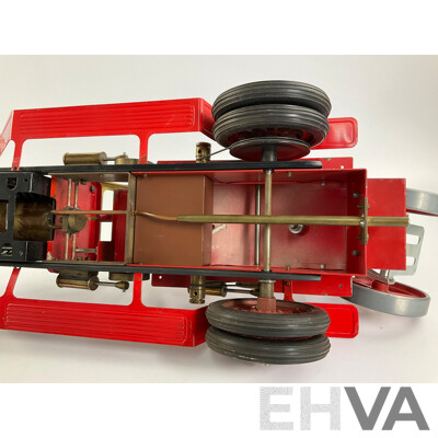 Vintage Mamod Live Steam Powered Edwardian Fire Truck, Made in England
