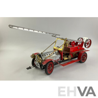 Vintage Mamod Live Steam Powered Edwardian Fire Truck, Made in England