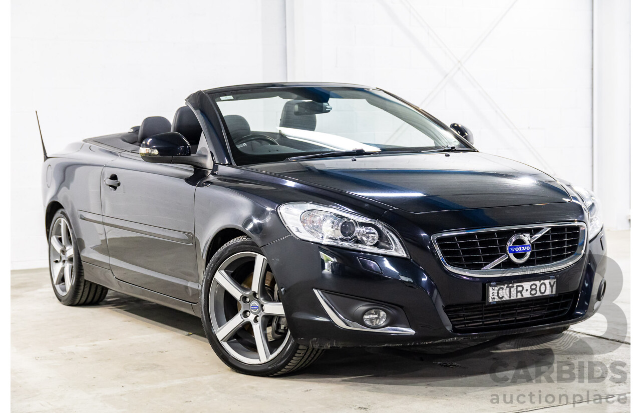 5/2014 Volvo C70 T5 MY13 2d Convertible Black Sapphire Metallic Turbo 2.5L