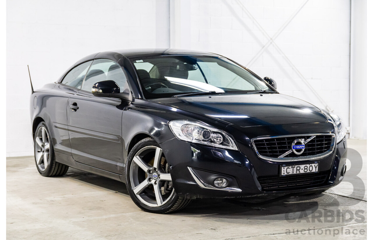 5/2014 Volvo C70 T5 MY13 2d Convertible Black Sapphire Metallic Turbo 2.5L