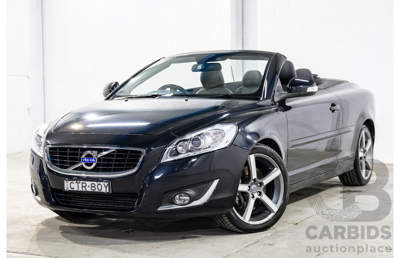 5/2014 Volvo C70 T5 MY13 2d Convertible Black Sapphire Metallic Turbo 2.5L