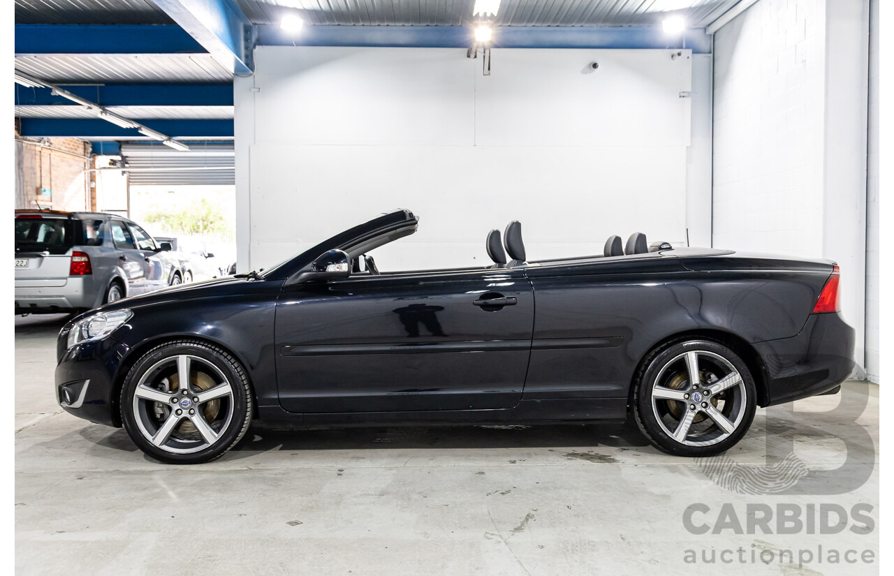 5/2014 Volvo C70 T5 MY13 2d Convertible Black Sapphire Metallic Turbo 2.5L
