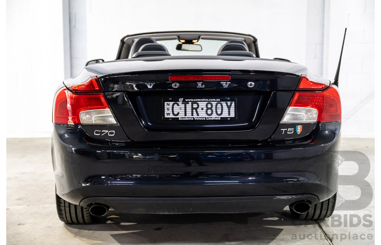 5/2014 Volvo C70 T5 MY13 2d Convertible Black Sapphire Metallic Turbo 2.5L