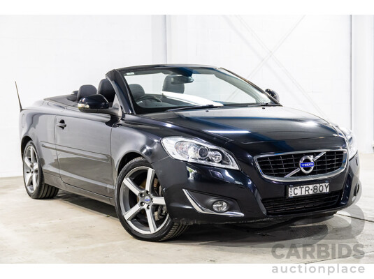 5/2014 Volvo C70 T5 MY13 2d Convertible Black Sapphire Metallic Turbo 2.5L
