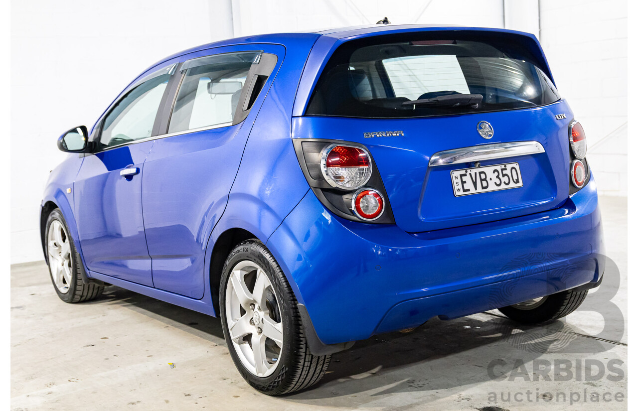 4/2015 Holden Barina CDX TM MY16 5d Hatchback Boracay Blue 1.6L