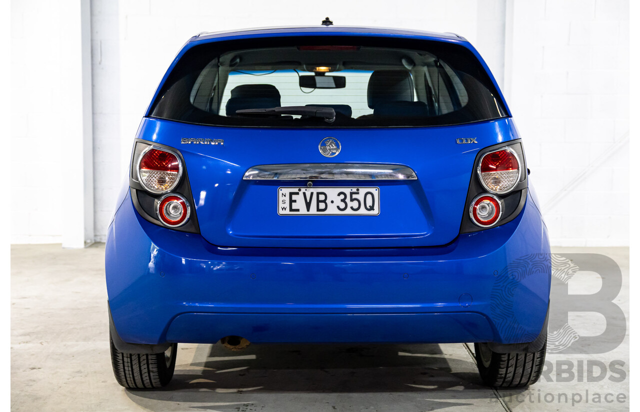 4/2015 Holden Barina CDX TM MY16 5d Hatchback Boracay Blue 1.6L