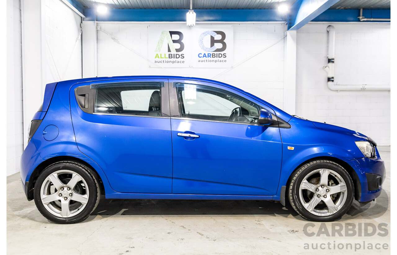 4/2015 Holden Barina CDX TM MY16 5d Hatchback Boracay Blue 1.6L