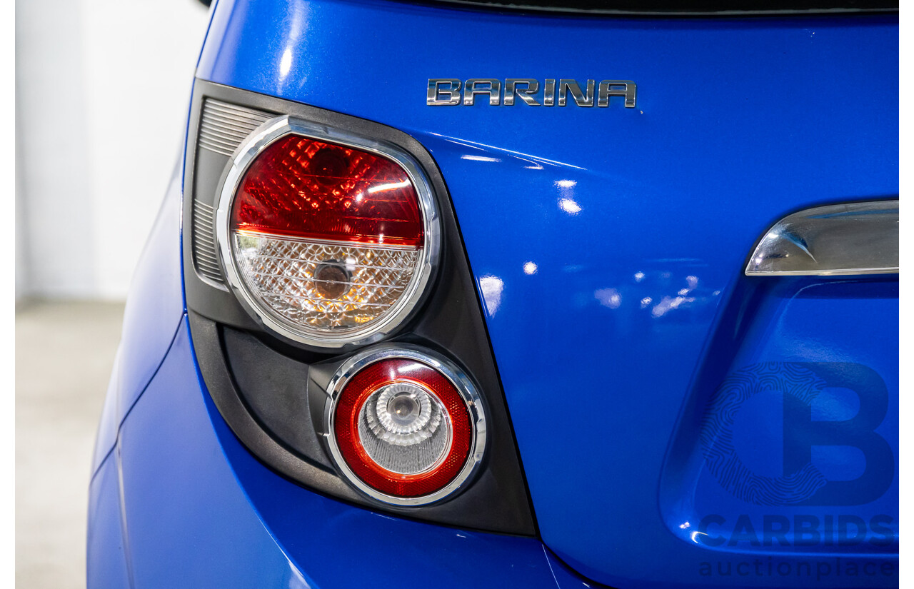 4/2015 Holden Barina CDX TM MY16 5d Hatchback Boracay Blue 1.6L
