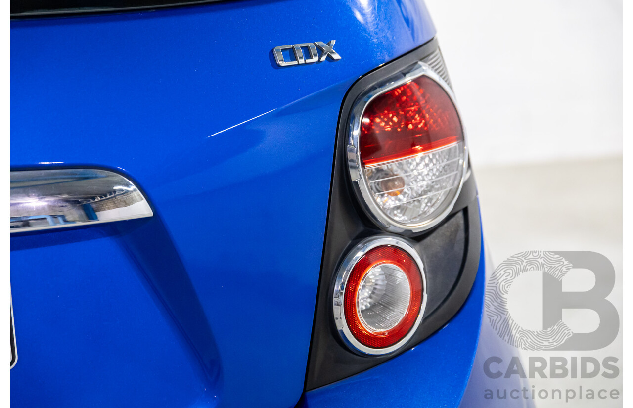 4/2015 Holden Barina CDX TM MY16 5d Hatchback Boracay Blue 1.6L