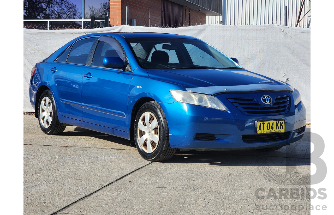10/2007 Toyota Camry Altise ACV40R 07 UPGRADE 4d Sedan Blue 2.4L