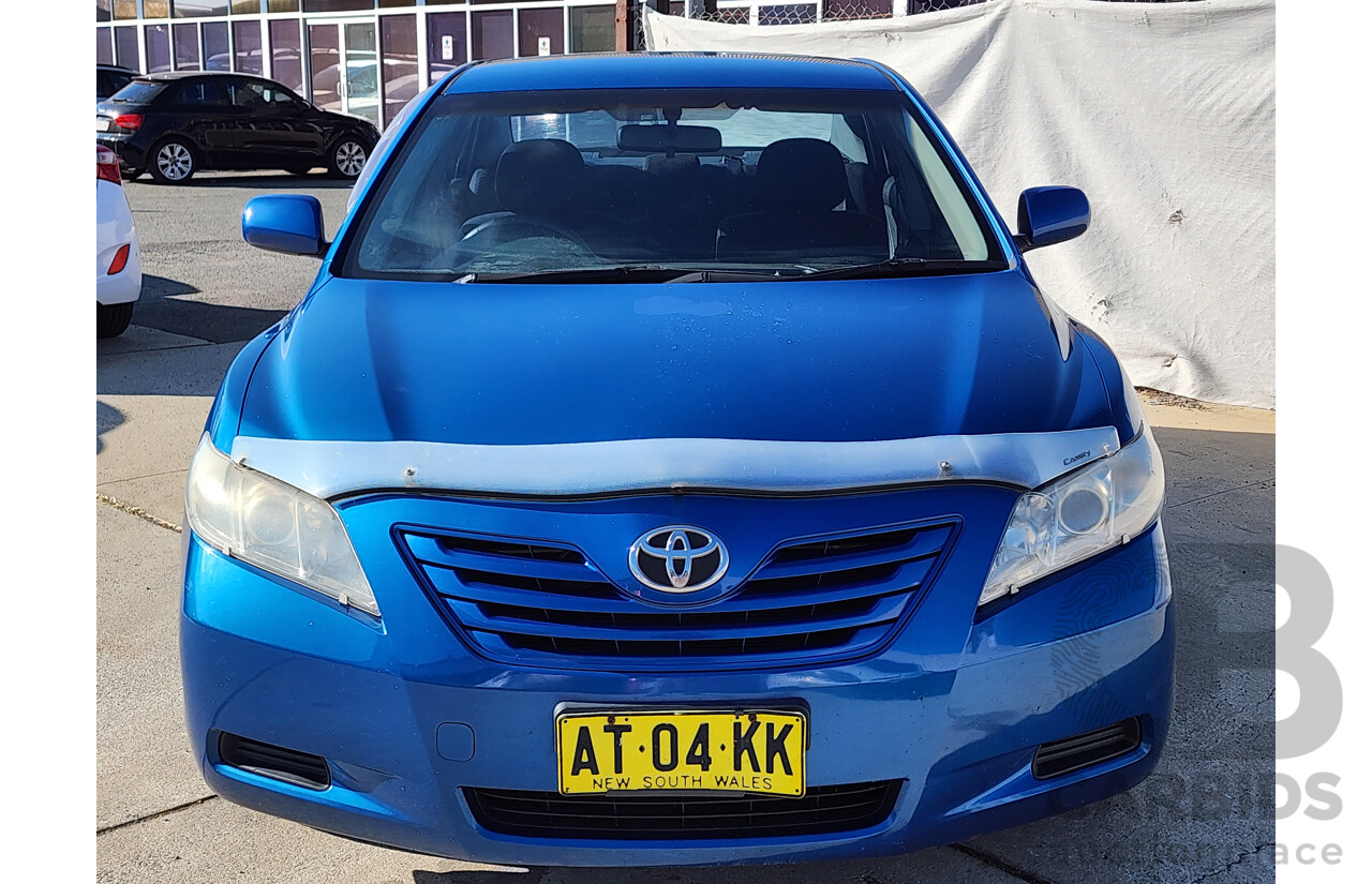 10/2007 Toyota Camry Altise ACV40R 07 UPGRADE 4d Sedan Blue 2.4L