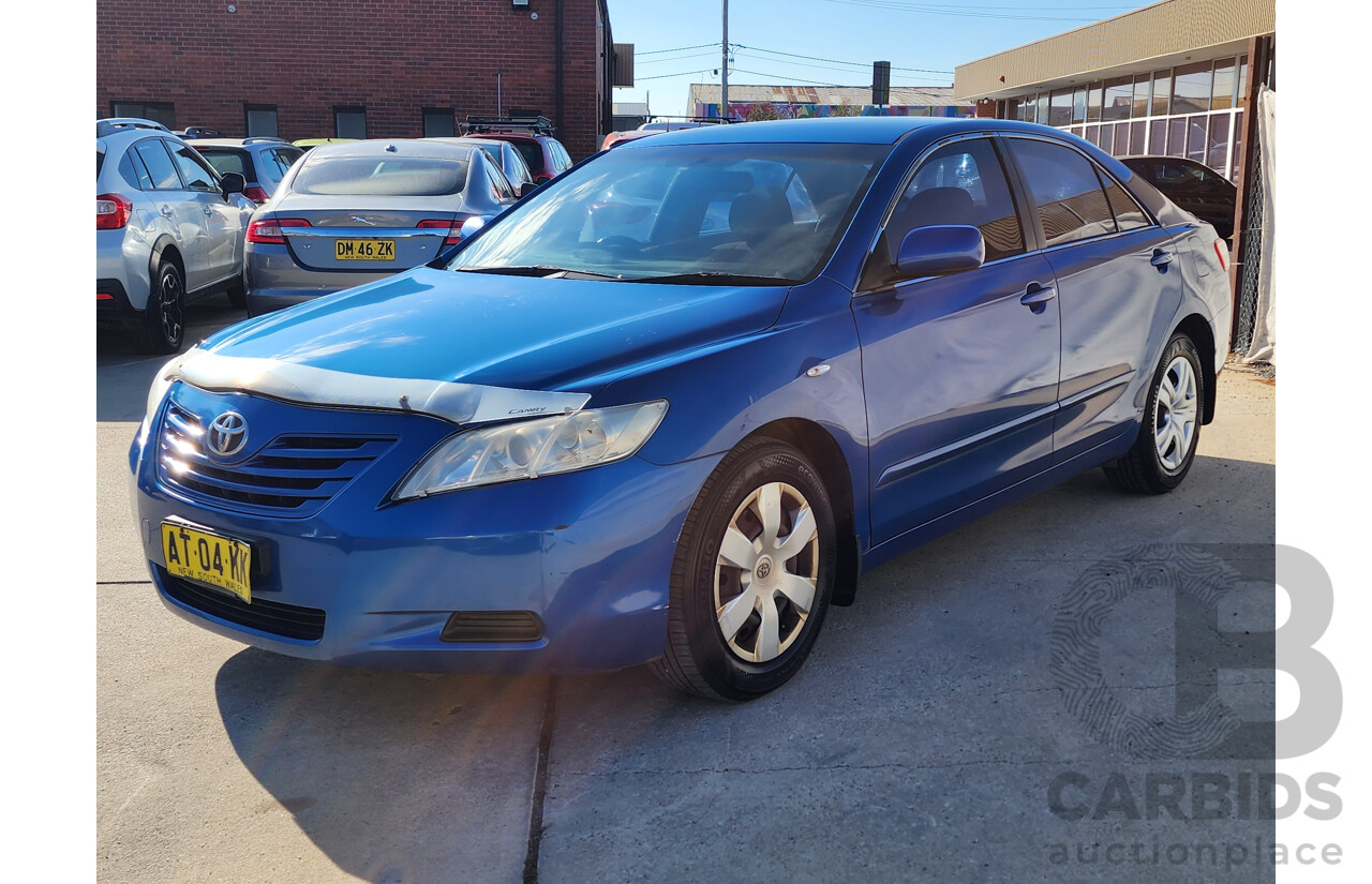 10/2007 Toyota Camry Altise ACV40R 07 UPGRADE 4d Sedan Blue 2.4L