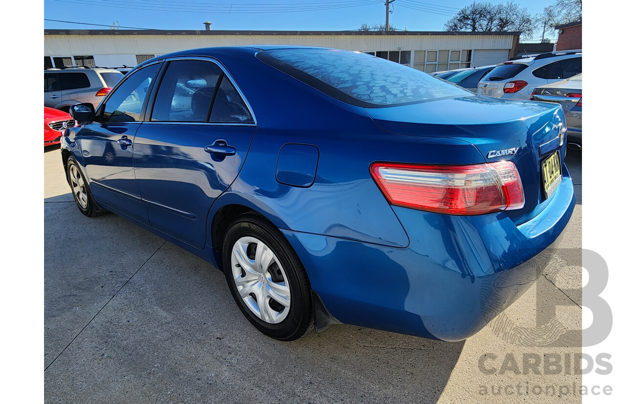 10/2007 Toyota Camry Altise ACV40R 07 UPGRADE 4d Sedan Blue 2.4L