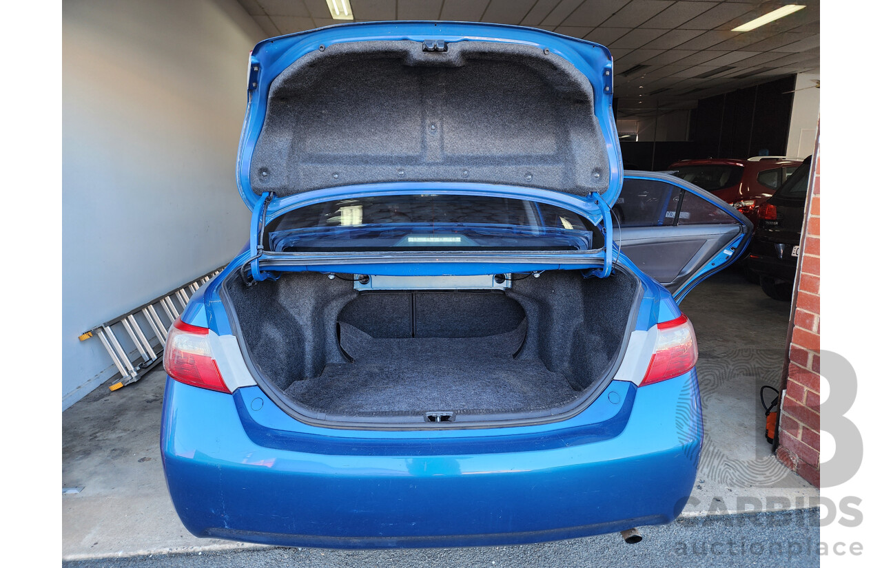 10/2007 Toyota Camry Altise ACV40R 07 UPGRADE 4d Sedan Blue 2.4L