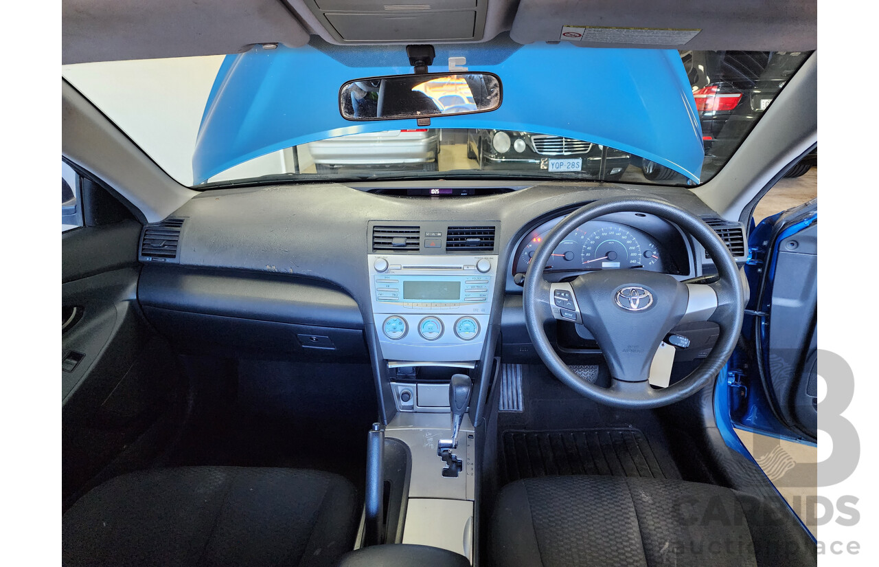 10/2007 Toyota Camry Altise ACV40R 07 UPGRADE 4d Sedan Blue 2.4L