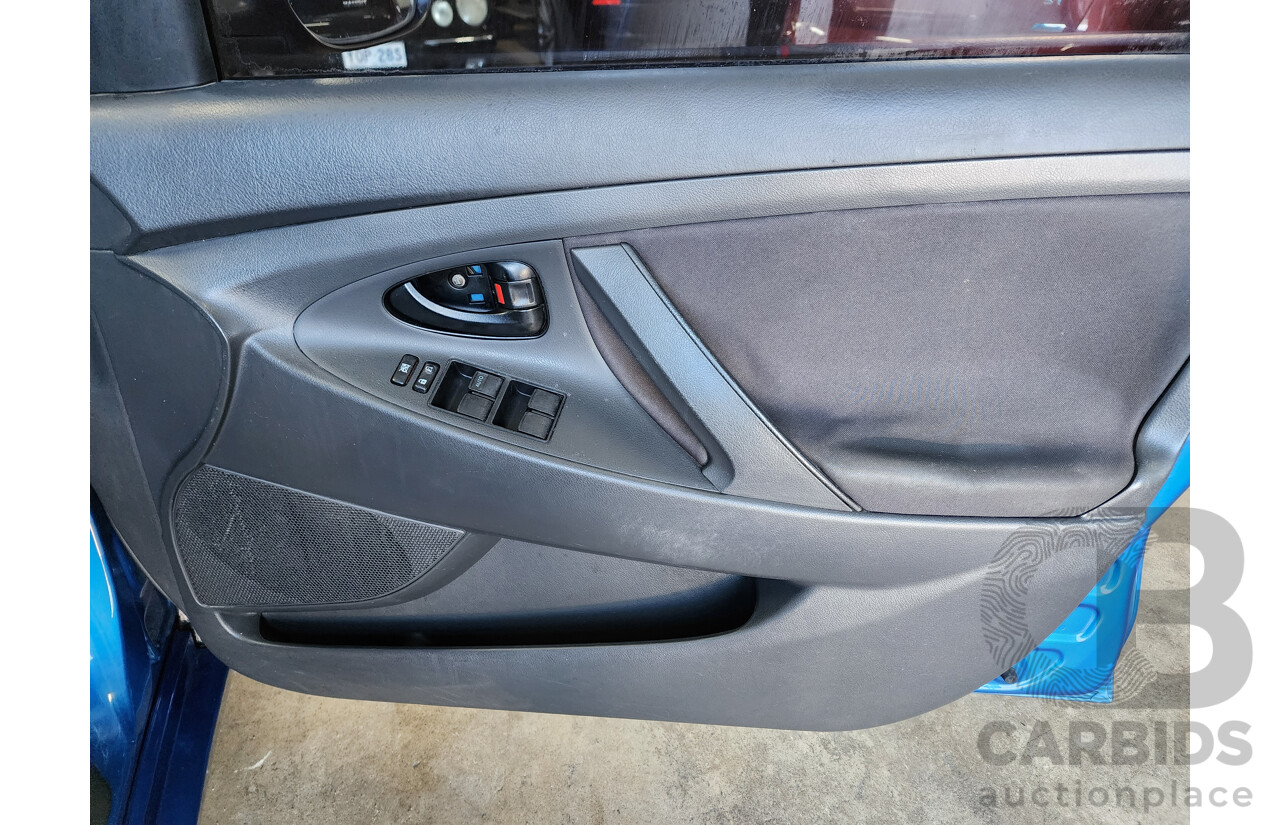 10/2007 Toyota Camry Altise ACV40R 07 UPGRADE 4d Sedan Blue 2.4L