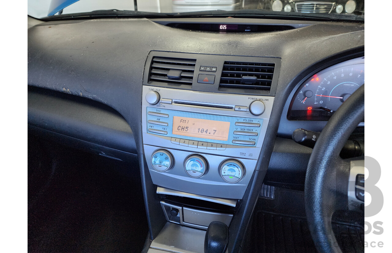 10/2007 Toyota Camry Altise ACV40R 07 UPGRADE 4d Sedan Blue 2.4L