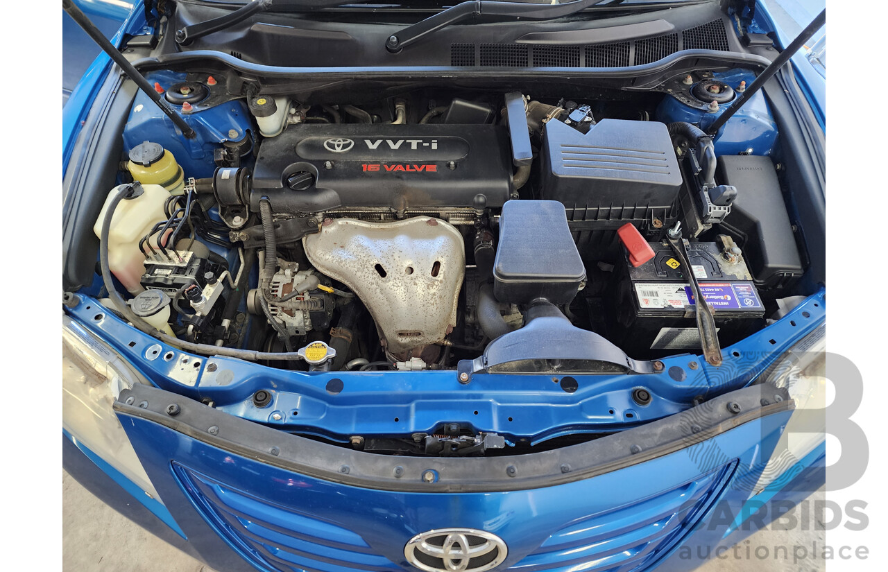 10/2007 Toyota Camry Altise ACV40R 07 UPGRADE 4d Sedan Blue 2.4L