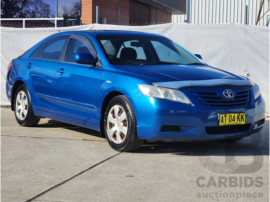 10/2007 Toyota Camry Altise ACV40R 07 UPGRADE 4d Sedan Blue 2.4L