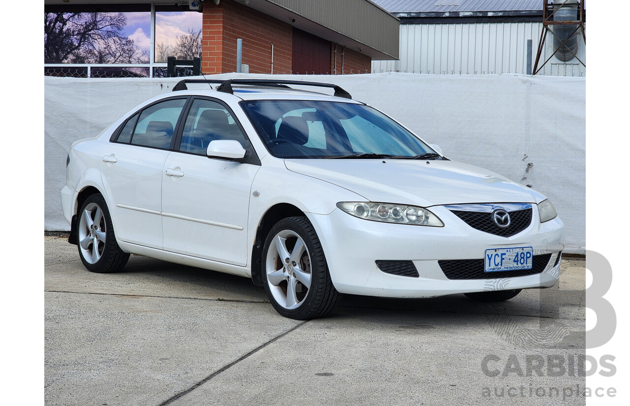 12/2002 Mazda Mazda6 Luxury GG 5d Hatchback White 2.3L