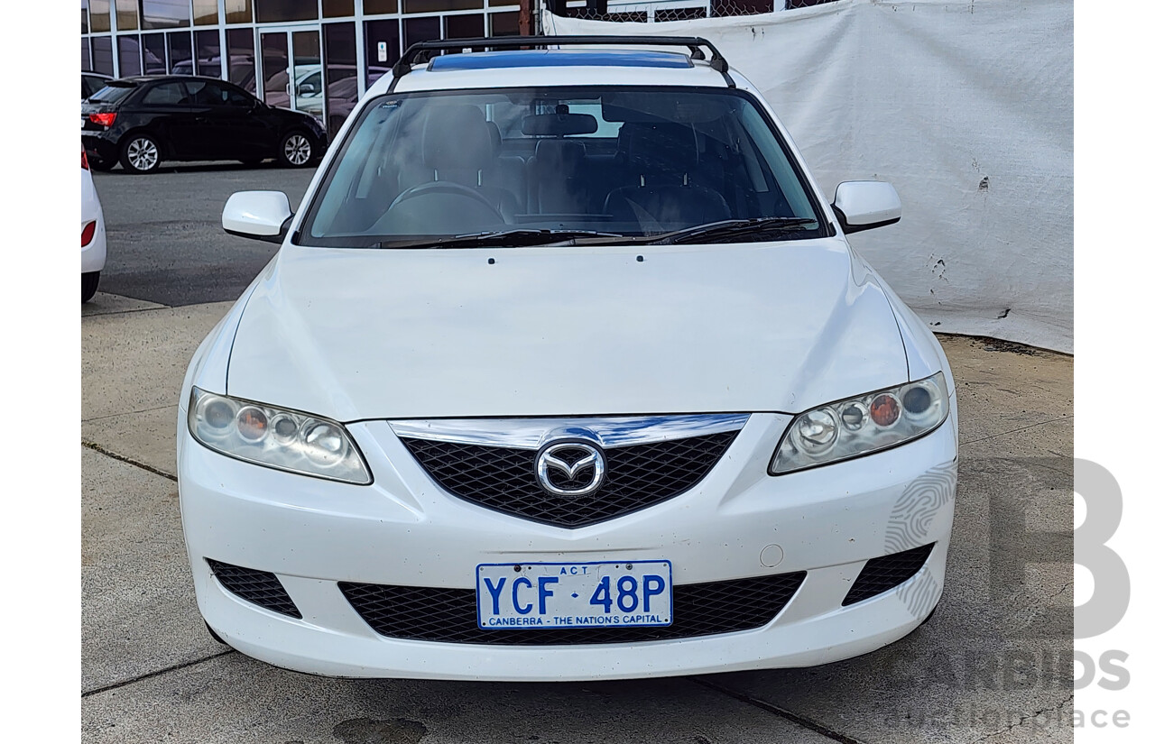 12/2002 Mazda Mazda6 Luxury GG 5d Hatchback White 2.3L