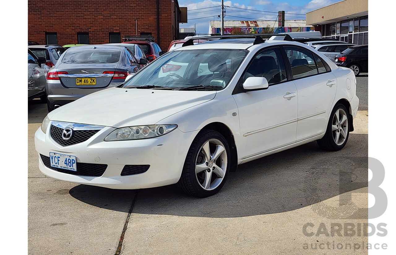 12/2002 Mazda Mazda6 Luxury GG 5d Hatchback White 2.3L