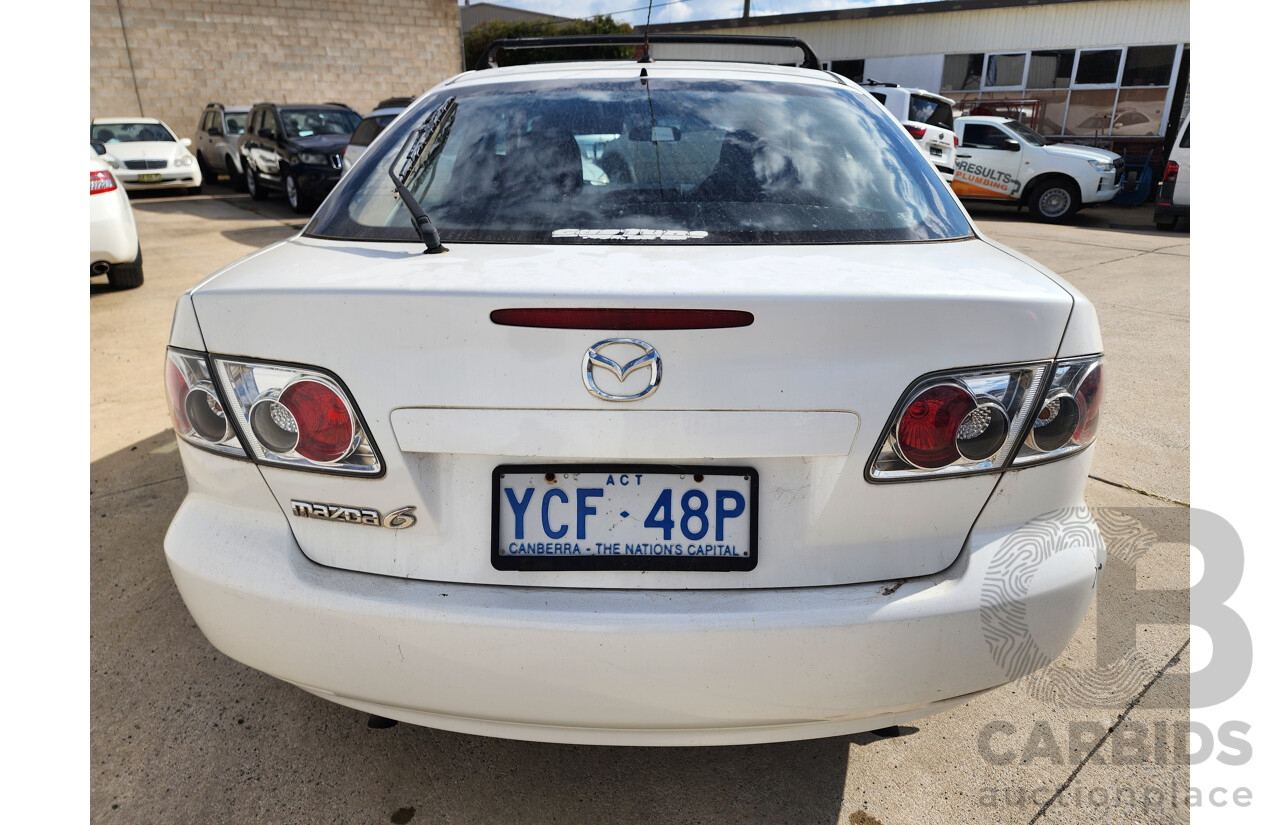12/2002 Mazda Mazda6 Luxury GG 5d Hatchback White 2.3L
