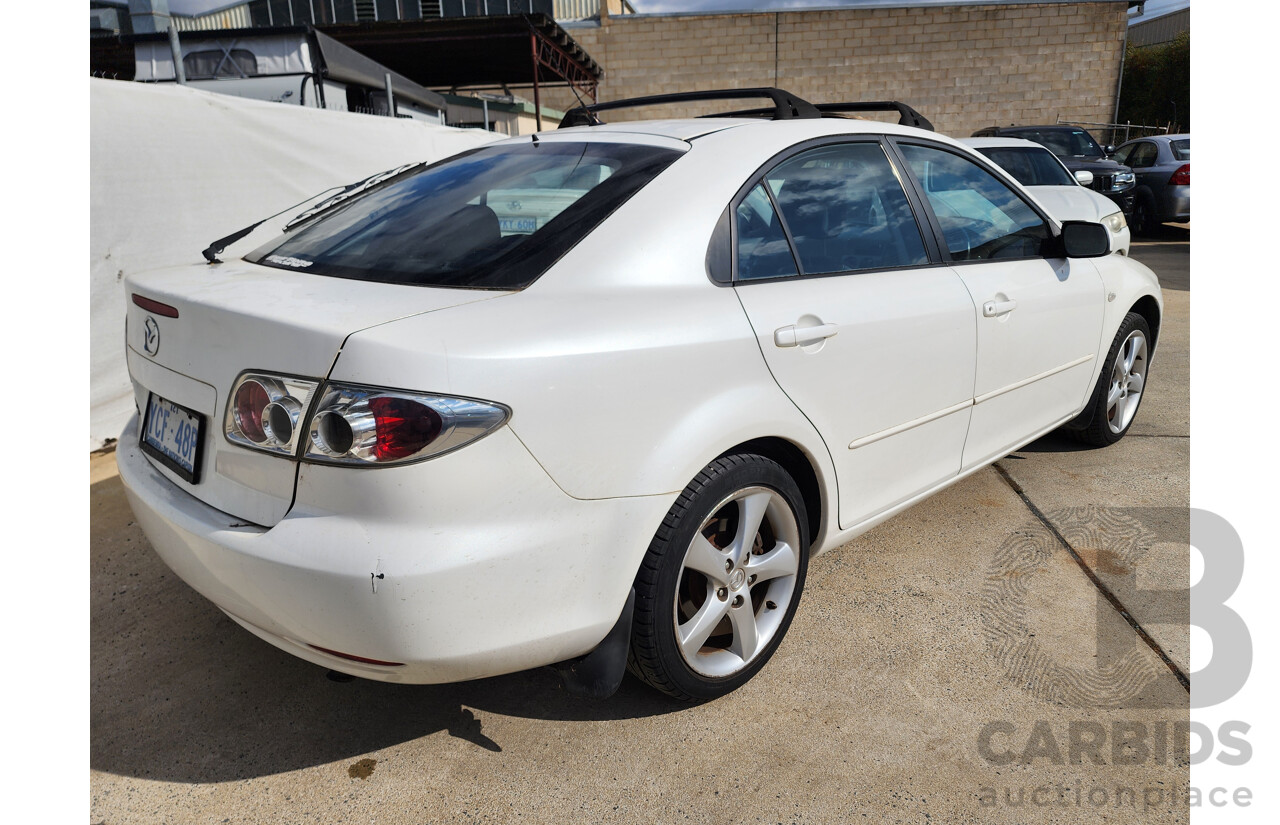 12/2002 Mazda Mazda6 Luxury GG 5d Hatchback White 2.3L
