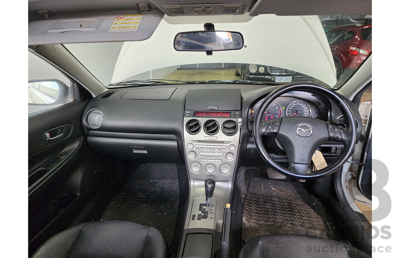 12/2002 Mazda Mazda6 Luxury GG 5d Hatchback White 2.3L