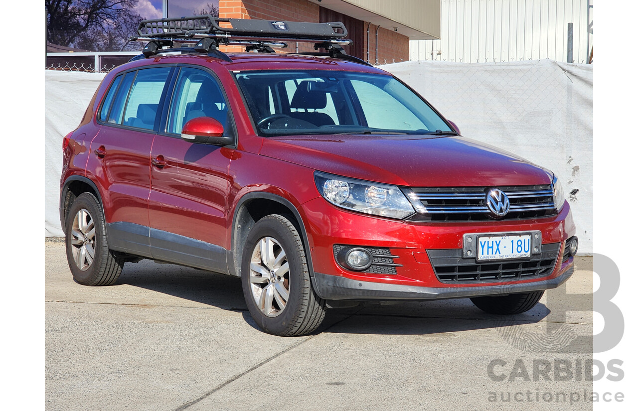 3/2012 Volkswagen Tiguan 132 TSI Pacific 5NC MY12 4d Wagon Red 2.0L