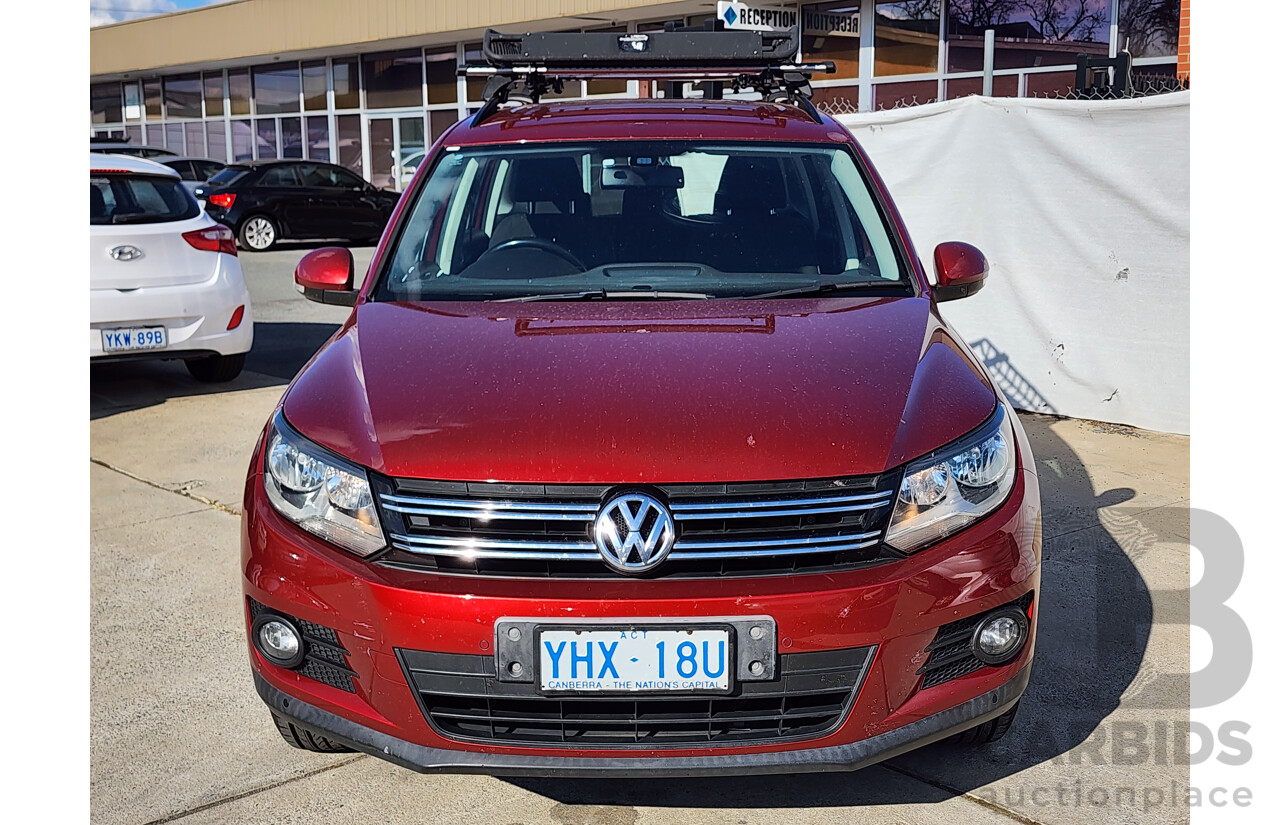 3/2012 Volkswagen Tiguan 132 TSI Pacific 5NC MY12 4d Wagon Red 2.0L