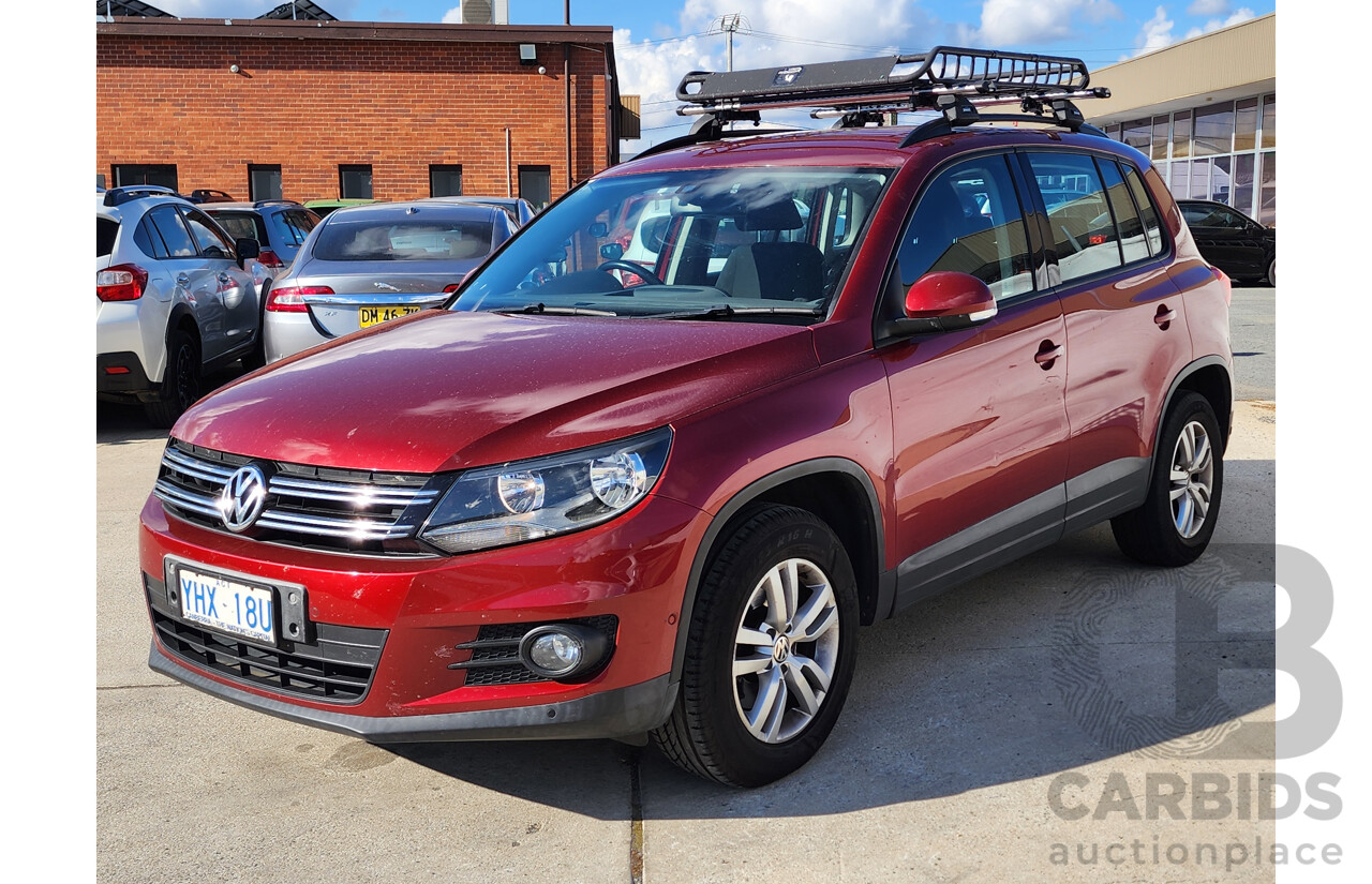 3/2012 Volkswagen Tiguan 132 TSI Pacific 5NC MY12 4d Wagon Red 2.0L