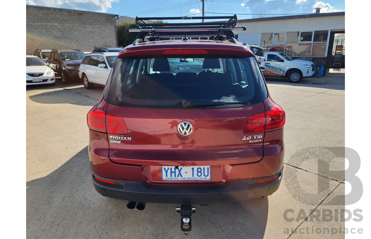 3/2012 Volkswagen Tiguan 132 TSI Pacific 5NC MY12 4d Wagon Red 2.0L