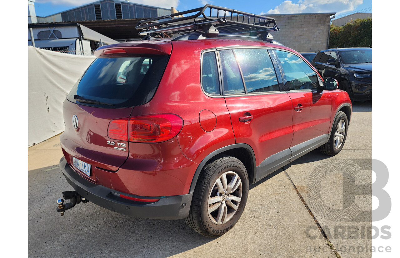 3/2012 Volkswagen Tiguan 132 TSI Pacific 5NC MY12 4d Wagon Red 2.0L