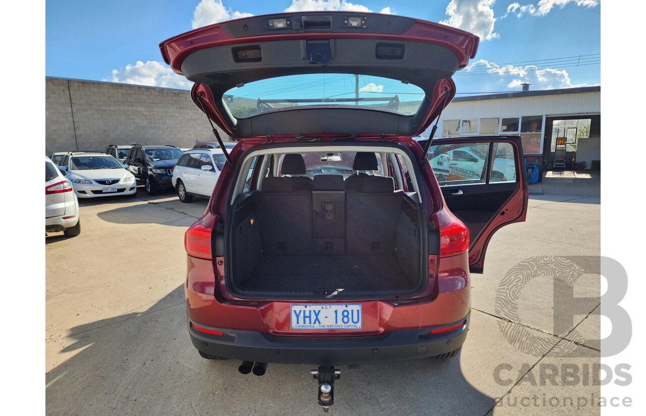 3/2012 Volkswagen Tiguan 132 TSI Pacific 5NC MY12 4d Wagon Red 2.0L